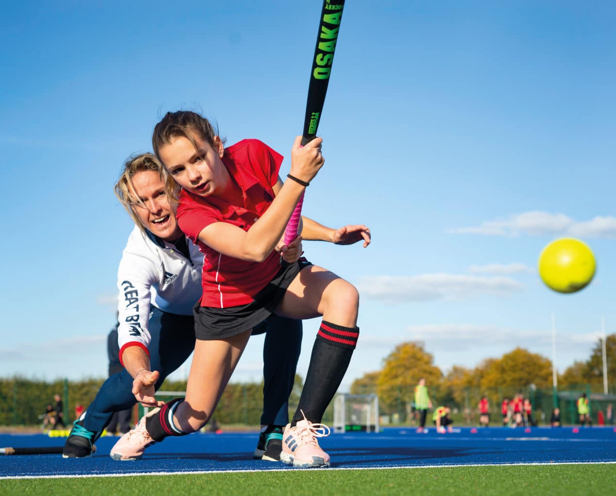 Crista Cullen Opens The New Hockey Pitch At Oakham School, Th September