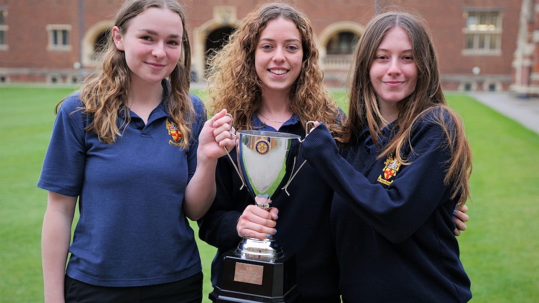 The Leys School's debating team crowned regional champions