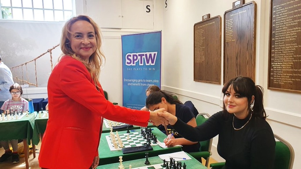 Girls' gambit at chess tournament