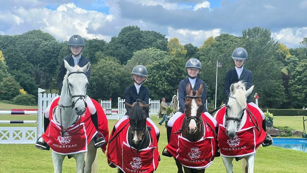 Cottesmore fielded a star team of riders at the National Schools Jumping Championships at Hickstead