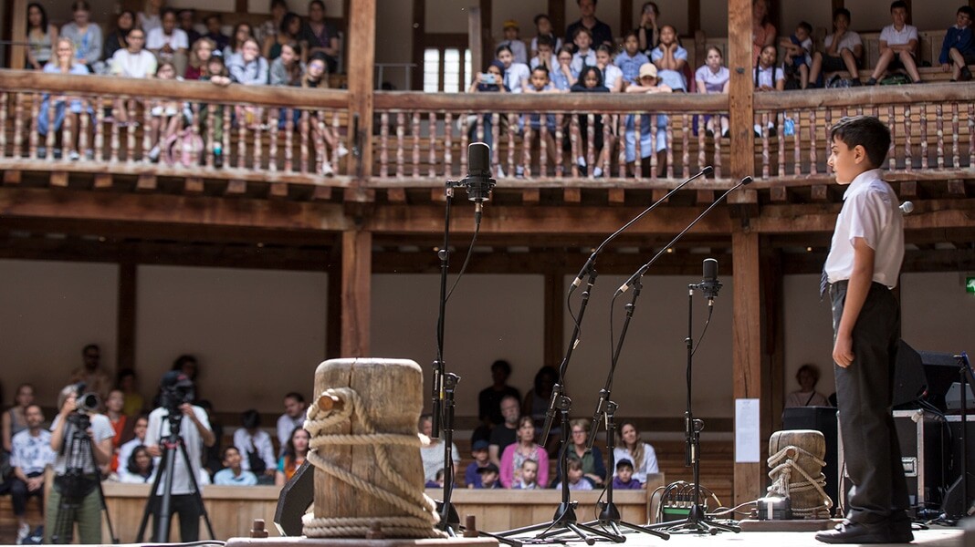 Poetry blast at Shakespeare's Globe