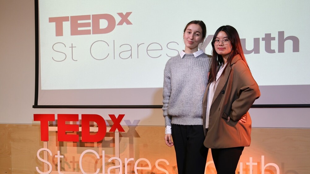 St Clare's Oxford students host talk time