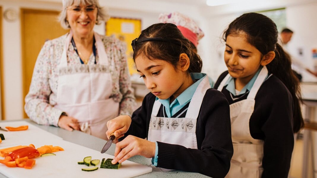 St Margaret's Junior School on developing food explorers