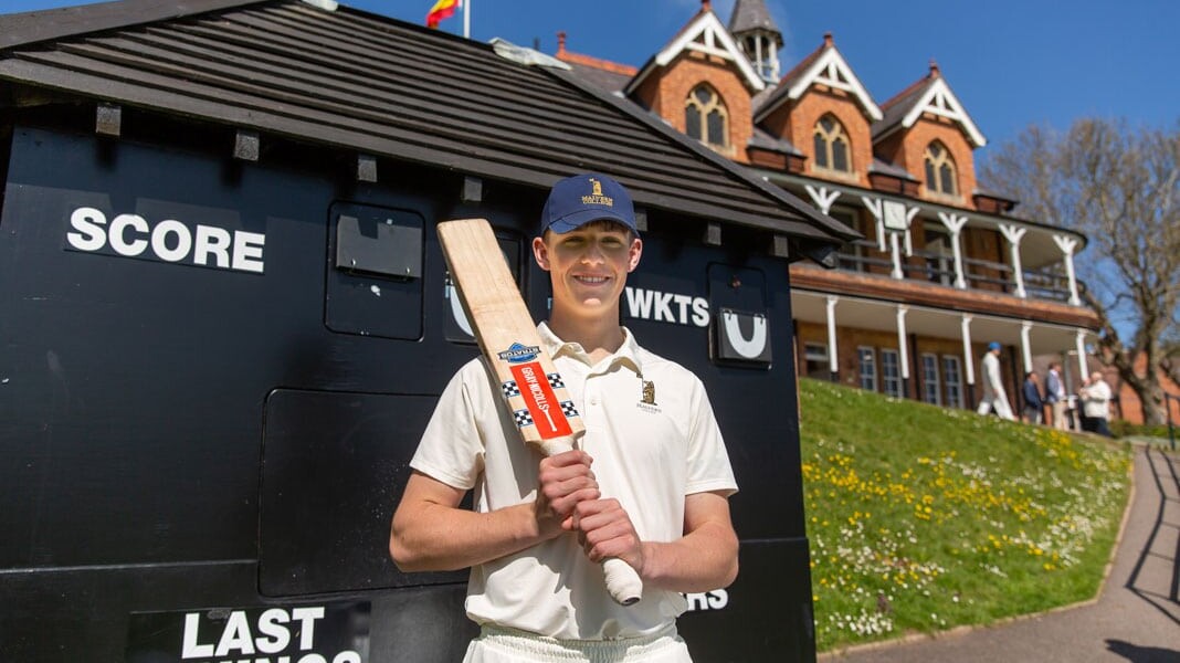 Malvern College cricketer goes pro